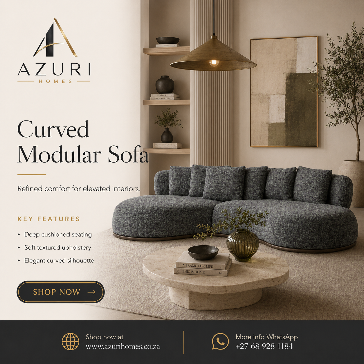 Curved Modula Sofa