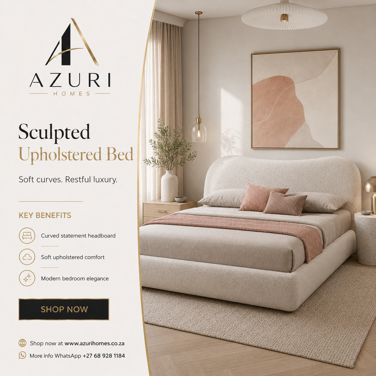 Aliyah Sculpted bed