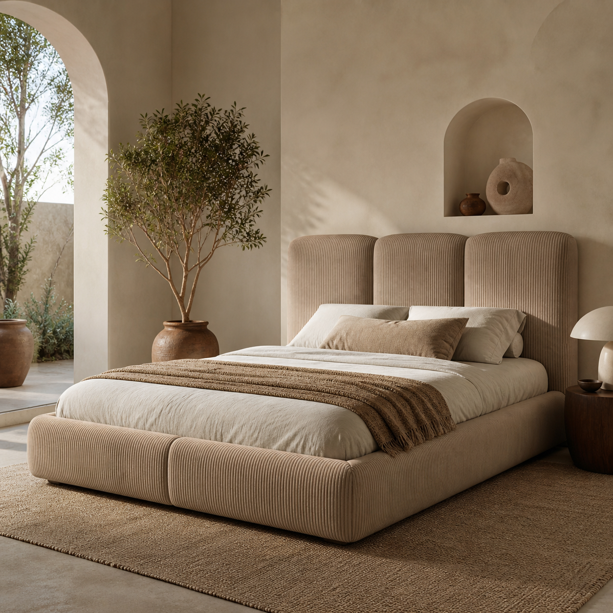 Anza Ribbed bed