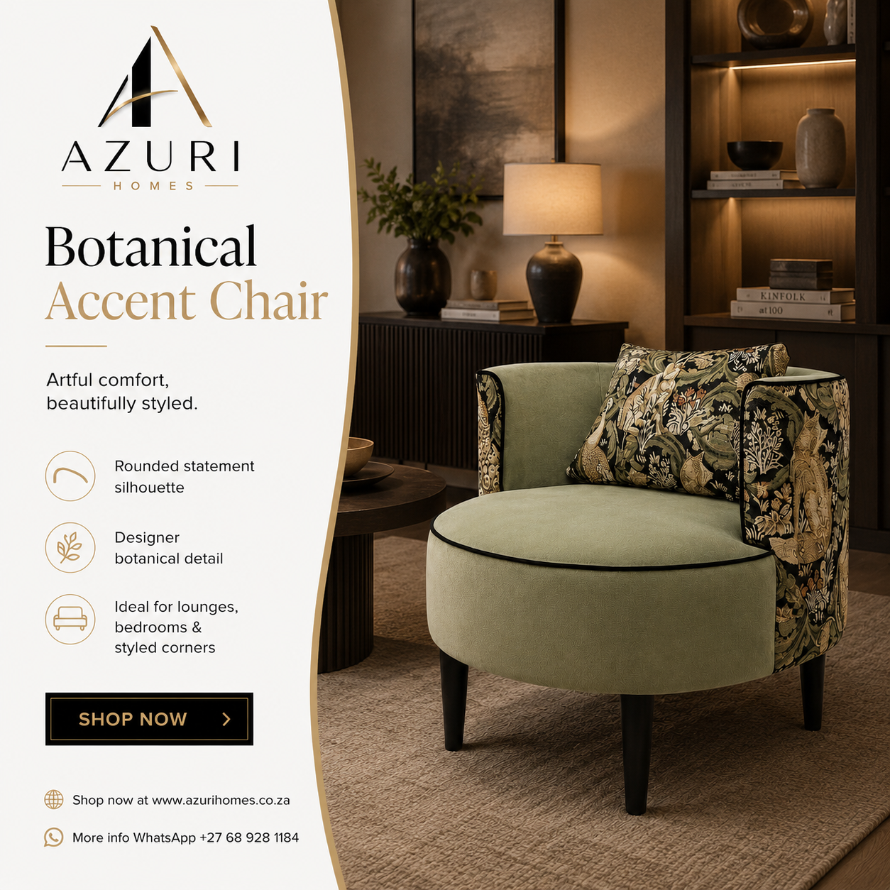 Botanical Accent Chair