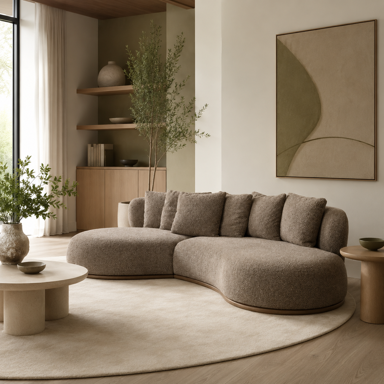 Curved Modula Sofa