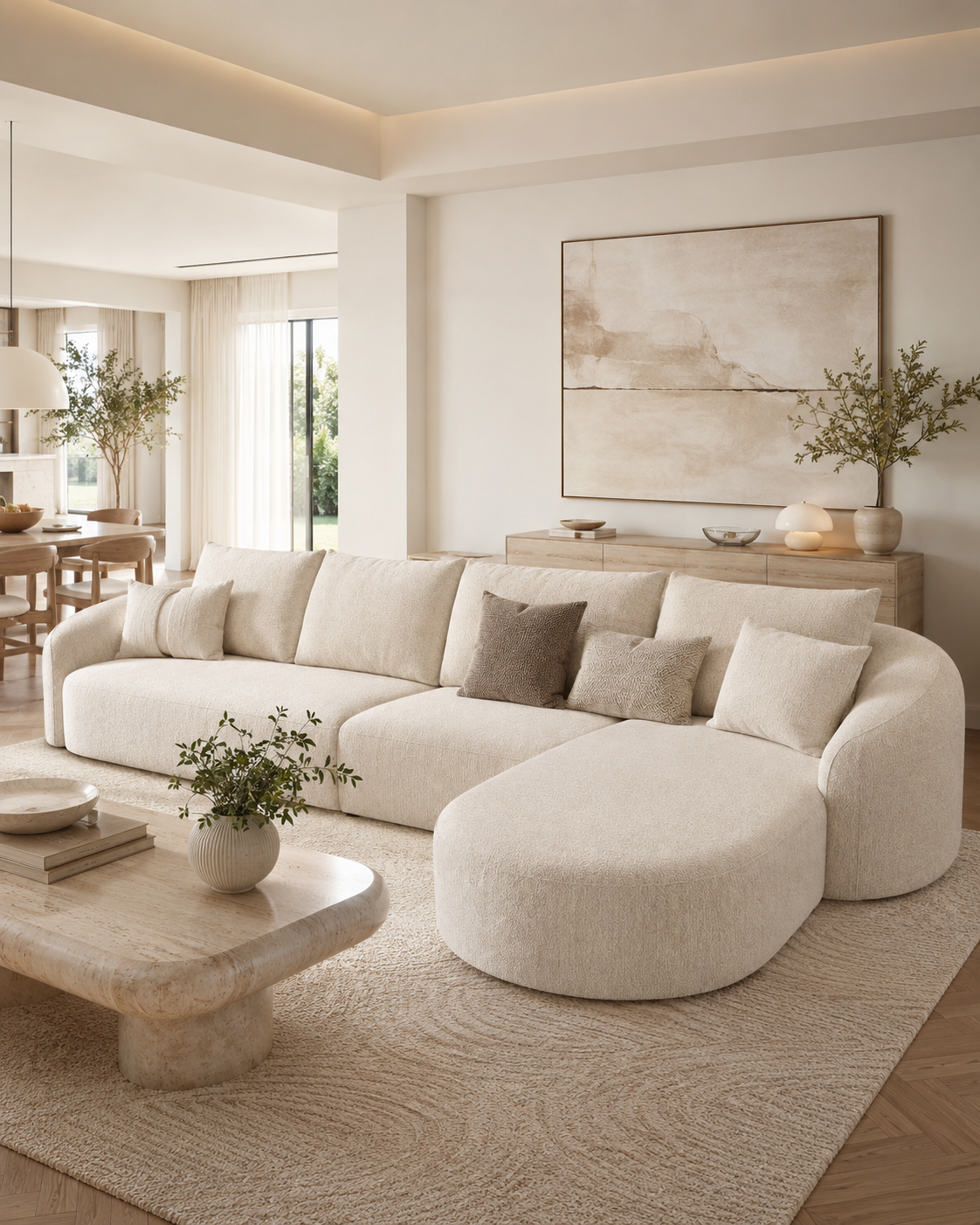 Bella Curved Luxe Sofa