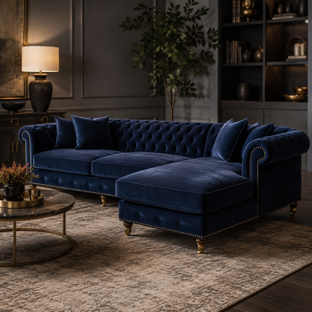 Chesterfield Corner couch