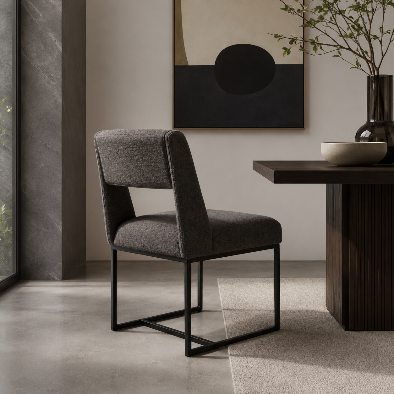 Amiri sculpted accent chair