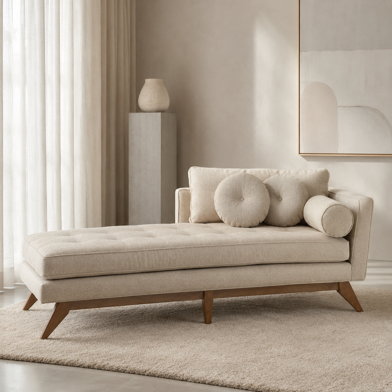 Alma chaise bench