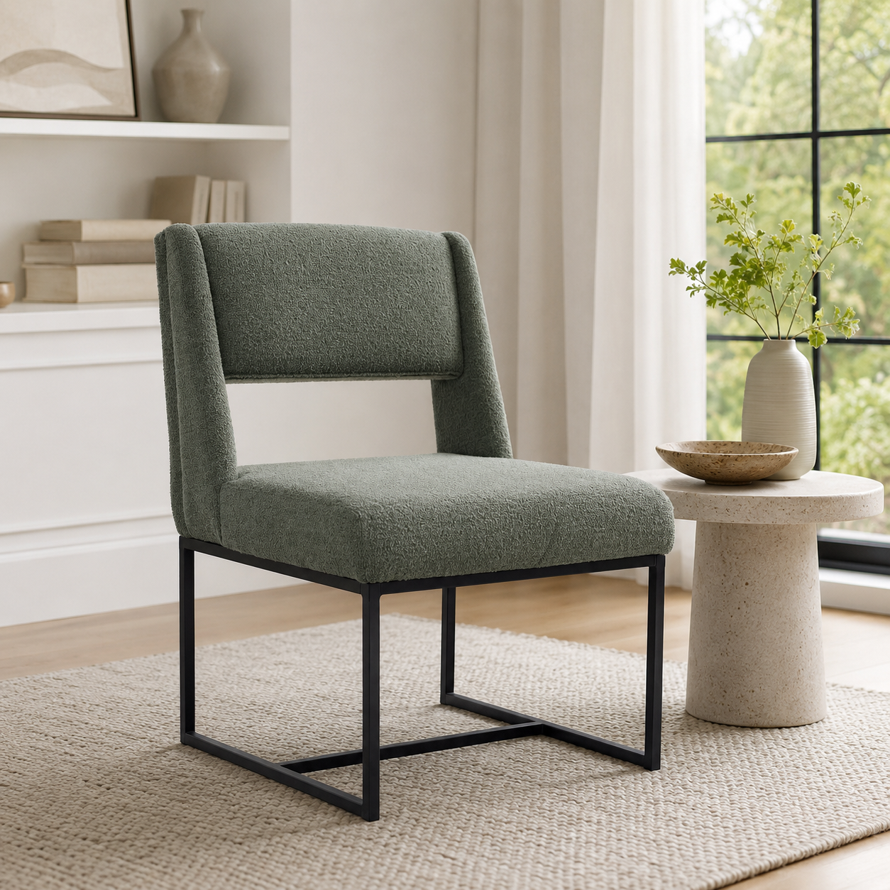 Amiri sculpted accent chair