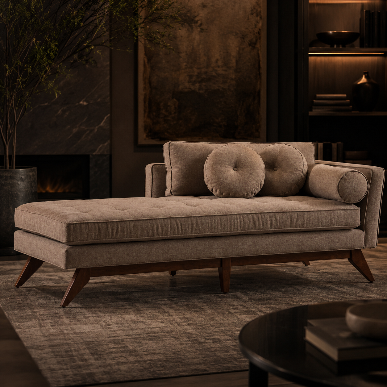 Alma chaise bench