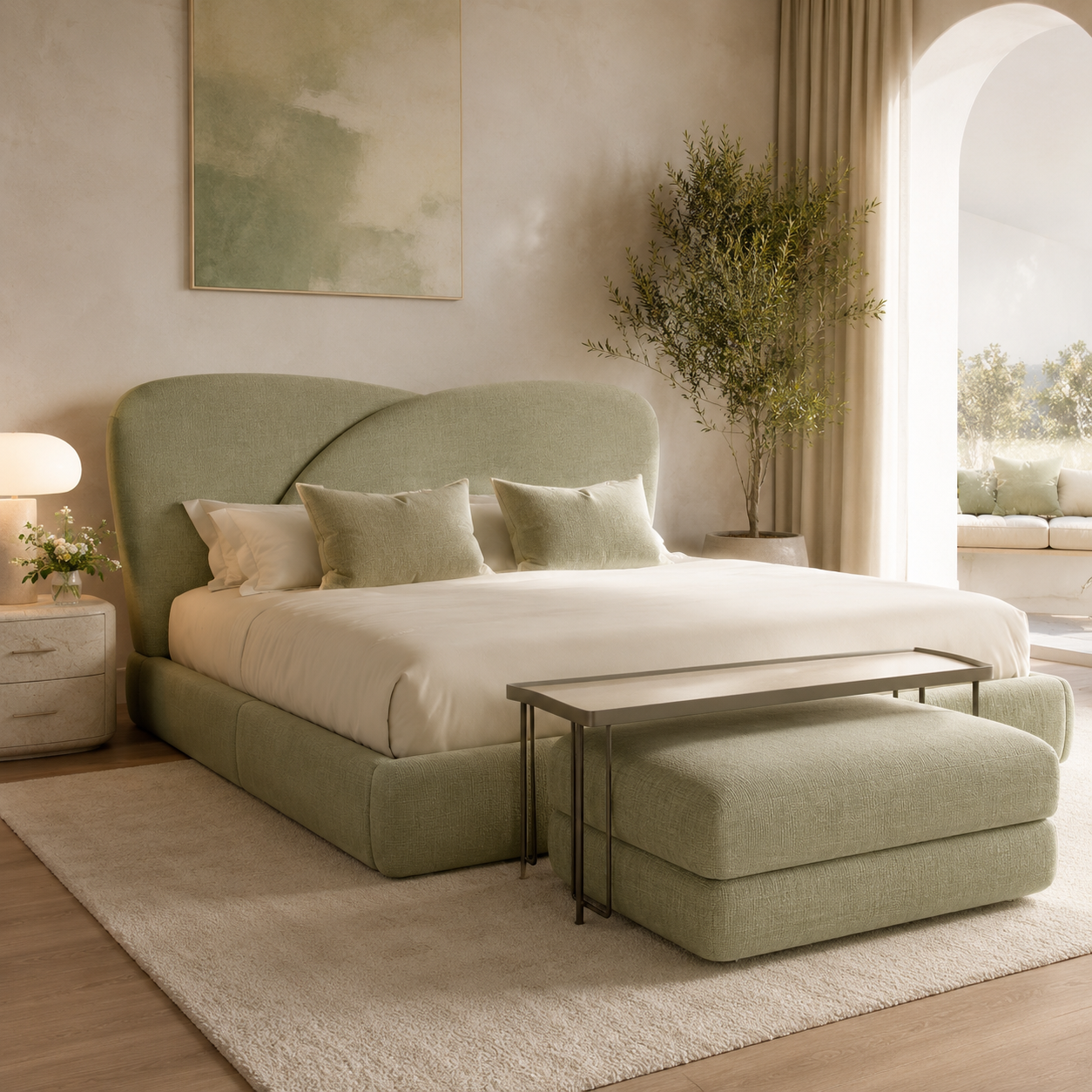 Vero Sculpted Luxe Bed