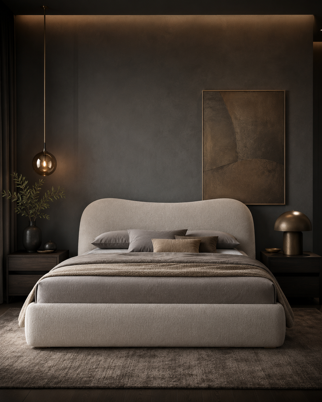 Aliyah Sculpted bed