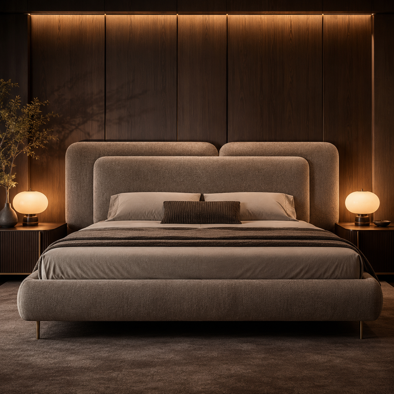 Luna Layered luxe bed