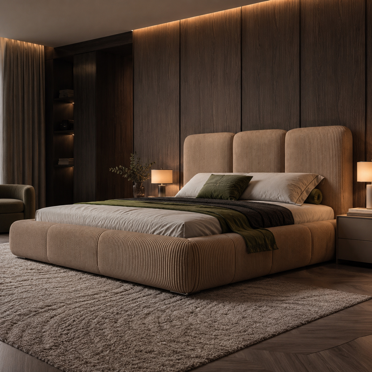 Anza Ribbed bed
