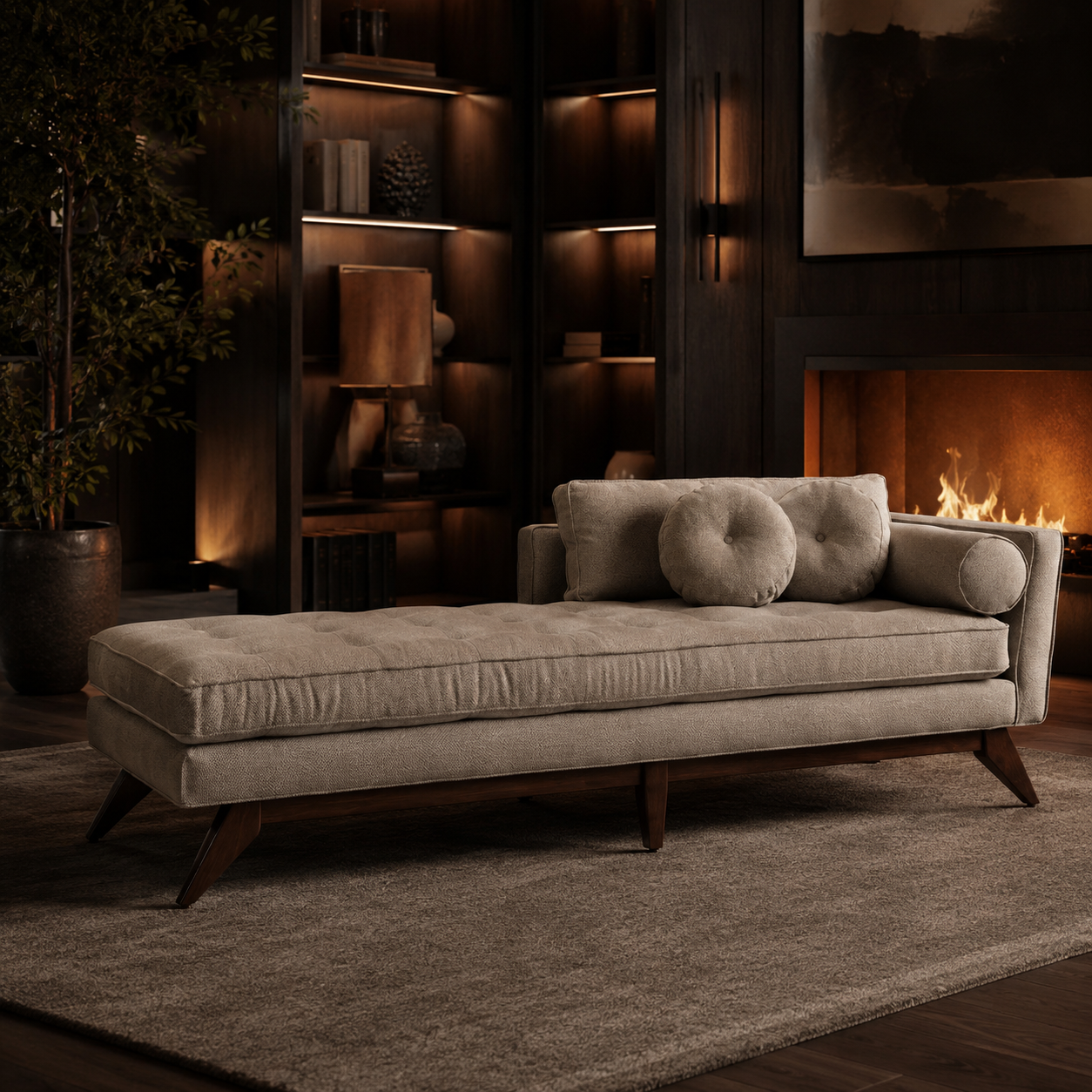 Alma chaise bench
