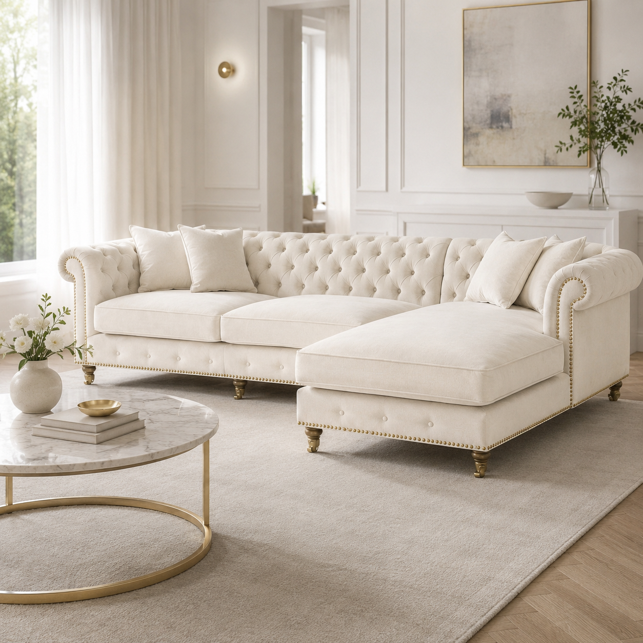 Chesterfield Corner couch